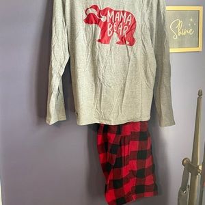 Mama bear pajama set